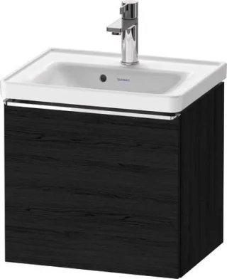 Duravit D-Neo Waschtischunterbau wandhängend Eiche Schwarz Matt 484x372x440 mm - DE4248010160000 DE4248010160000