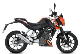 Komplettanlage Sport Auspuff GP Storm by MIVV KTM Duke 200 Bj. 2012-2014 Typ: A2 +ABE