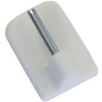 GARDINIA Gardinenstangenhalter, Gardinenstangen, (Set, 4-St), Serie Vitragestange flachoval Ø 11 mm
