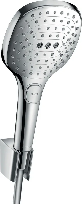 Hansgrohe Brausenset Raindance Select E 120 Porter'S chrom mit 1250mm Brauseschlauch, 26700000 26700000