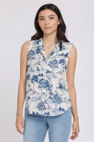 Gabrielle Ärmellose Bluse