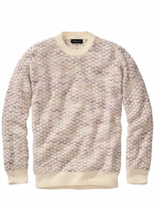 Mey & Edlich Herren Wunderwabe-Pullover Beige 70 % Baumwolle (davon 20 % Bio-Baumwolle), 30 % Seide