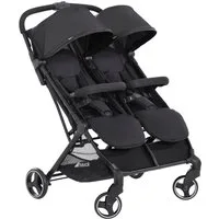 Hauck Zwillingsbuggy Swift X Duo, black, extrem schmal