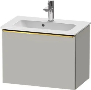 Duravit D-Neo Waschtischunterbau wandhängend Betongrau Matt 610x372x440 mm - DE4268034070000 DE4268034070000