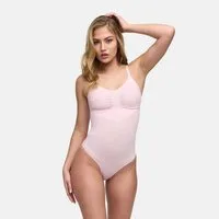 cfab (creamy fabrics) Shaping-Body Bodysuit Sculpting Shapewear mit Slip-Baby Pink-4XL (1-tlg)