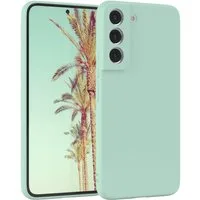 EAZY CASE Handyhülle für Samsung Galaxy S22 5G Hülle Silikon 6,1 Zoll, Hülle Silikon kratzfest Smart Slimcover Bumper Case Etui Mint Grün