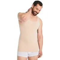 FINN Design Shapinghemd mit extra starker Kompression - Seamless Tank Top Herren ohne Nähte Starker Body-Shaper für einen flacheren Bauch