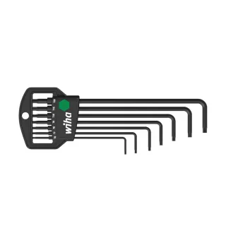 Wiha Stiftschlüssel Set im Classic Halter TORX MagicSpring 7-teilges Set schwarzoxidiert - 10381