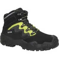 ELTEN MICK black-green Mid ESD S3S Sicherheitsstiefel (Schuhkarton, Paar)