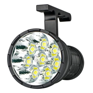 HAIKELITE HK08 60000LM 1340M Long Range Powerful LED Flashlight Type-C USB Rechargeable Port Power by 4*21700 High Power