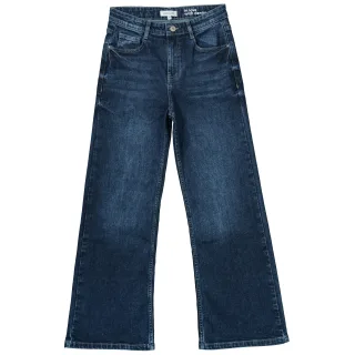 STACCATO - Md.-Jeans, Wide Leg dark blue denim - Gr. - 176
