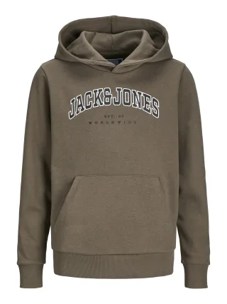 JACK&JONES - JJECALEB VARSITY SWEAT HOOD NOOS JNR - Gr. - 140