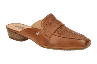 Pikolinos W1N-5899 brandy ALAMEDA Damen Pantoletten braun Echtleder Fu?bett B...