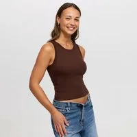 cfab (creamy fabrics) BH-Hemd Tank Bratop-Ash Brown-XL (1-tlg)