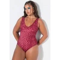 Studio Untold Badeanzug Badeanzug Softcups Color Leo Shaping