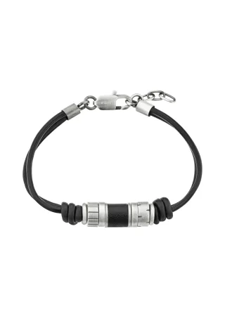 s.Oliver - Armband schwarz - Gr. - 22