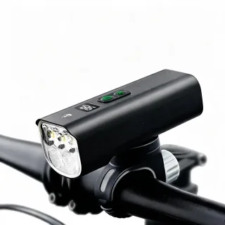 BIKIGHT Anti-glare Bicycle Light 2000LM USB-C Rechargeable 4000mAh Waterproof 200M Range Digital Display for MTB, Scoote