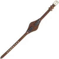 Fossil Uhrenarmband 8mm Leder Braun ES-3264 LB-ES3264