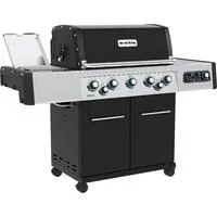 Gasgrill Regal Q 590 IR schwarz/edelstahl, mit Infrarot-Seitenbrenner und Heckbrenner, iQue Smart Steuerung