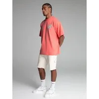 Siksilk T-Shirt SikSilk Herren Pink Logo T-Shirt