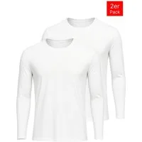 Tazzio Rundhalspullover Langarmshirt E108 (Packung, 2-tlg., 2er-Pack) Langarm, Rundhalsausschnitt, unifarben