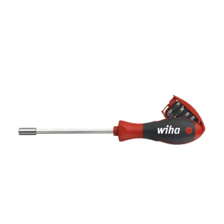 Wiha Schraubendreher mit Bit Magazin magnetisch TORX mit 8 Bits, 1/4 zoll - 32902