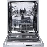 homeX vollintegrierbarer Geschirrspüler GSEV6014AE, 11 l, 14 Maßgedecke, Einbauspülmaschine vollintegriert, 60 cm, 5 Programme, Aquastop, weiß