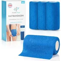 Health Press Bandage Selbstklebender Verband - 4 Elastische Bandagen Rollen (10cm x 4,5m)