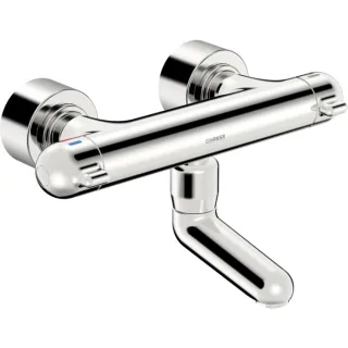 Hansa Hansamedipro Wasch-/Spültisch-Thermostat 08302281 Ausladung 179 mm, AP, S-Anschlüsse absperrbar, chrom