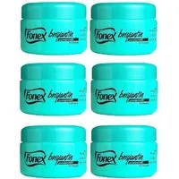 Fonex Cosmetics Styling-Creme 6x Fonex Briyantin Haarstylingcreme Brillantine 150ml, 6-tlg.