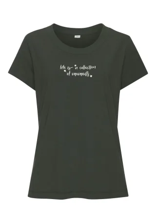 s.Oliver LM T-Shirt dk green - Gr. - 34