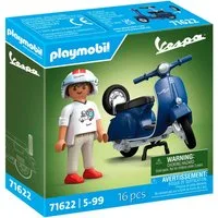 Playmobil® 1969 Vespa 150 Sprint Veloce, Blau (71622), Vespa Konstruktions-Spielset, (16 St), Made in Europe