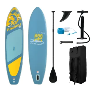 [EU Direct] FunWater 335cm 350cm Large Size Inflatable Stand Up Paddle Board Surfboard Complete Paddleboard Accessories