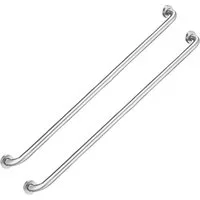 BAYLI Badewannengriff 2er Set Badezimmer Haltegriff Edelstahl - 80 cm Sicherheitsgriffe für
