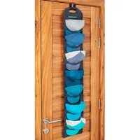 Soulbuddy Wandhaken Cap Organizer, Aufbewahrung Caps, Kappenhalter, (für 7, 14 oder 21 Caps, Optional mit 3x Türhaken im Bundle)