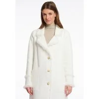 Rino & Pelle Longstrickjacke CATENA mit Fransendetails und Knöpfen