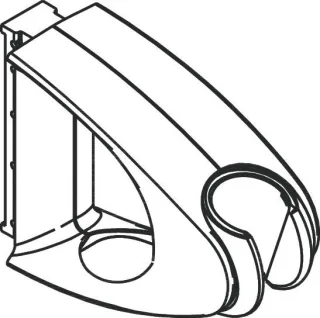 Hansgrohe Schieber komplett Pharo für Unica'D Wandstange chrom, 97024000 97024000