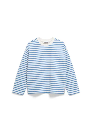 Armedangels - FRANKAA MAARLEN STRIPE SWEAT undyed-dark morning - Gr. - XL