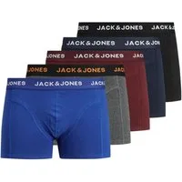 Jack & Jones Boxershorts Trunk (Set) Logobund, elastisch, im 5er Pack