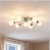 Lindby Deckenleuchten Ciala, Glas Alu IP20, 7 x 4,5 W LED