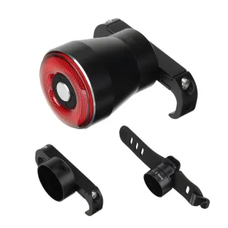 LAOTIE Smart Brake Bicycle Taillight Type-C USB Rechargeable Aluminum Alloy Optical Intelligent Bike Light BTM Bike Tail