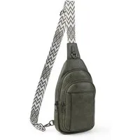 TAN.TOMI Umhängetasche Bauchtasche Damen Stylisch Umhängetasche Klein Crossbody Bag, Handy Umhängetasche Crossbag Umhängen für Outdoorsport