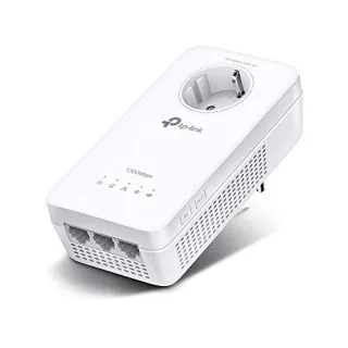 TP-Link WLAN Powerline Adapter [WLAN 1200Mbit/s AV1300 Powerline 3 Gigabit Ports] weiß