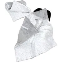 Einschlagdecke 2er SET Baby Einschlagdecke 85x85 für Autositz Babyschale Decke Minky, TupTam