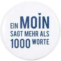 Bow & Hummingbird Button Button Ein Moin sagt mehr ...