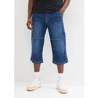 bonprix 3/4-Jeans regular fit, mit Elasthan-Anteil, mit Ziernähten, mit Waschung