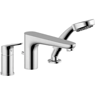 Bravat Palma Dreiloch-Wannenrandarmatur 3516482 chrom