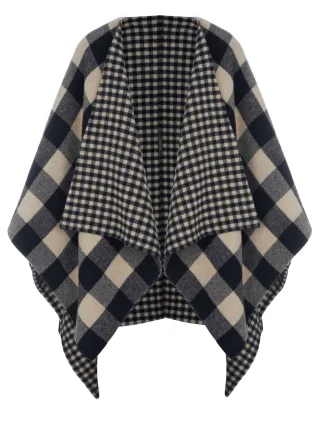 Belstaff Poncho schwarz-braun