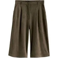 Next Shorts Lange Short aus Velourskunstleder (1-tlg)
