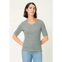 Olsen T-Shirt Shirt mit Allover-Dessin